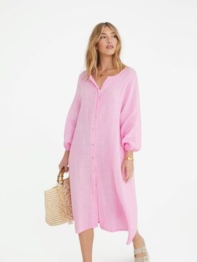 Camille Linen Dress